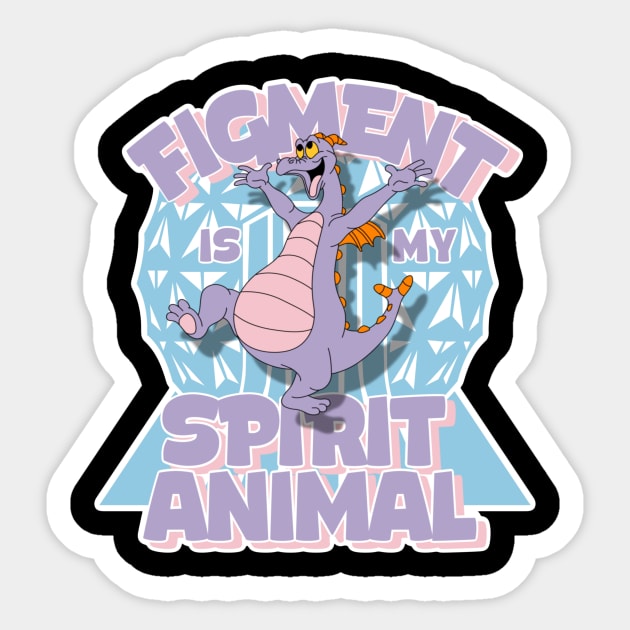 MY SPIRIT ANIMAL Sticker by EnchantedTikiTees